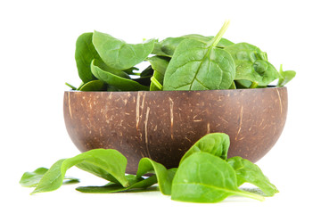 Baby spinach leaves