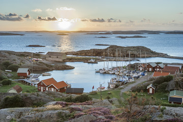 Abendstimmung auf der schwedischen Schäreninsel Ramsö,Westschären