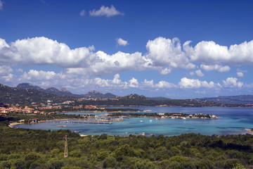 Obraz premium Baia Sardinia on the Island of Sardinia, Italy
