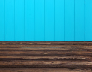  Background blue planks