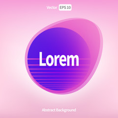 Abstract modern retro background