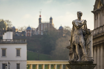 Obraz premium Statue of George II in Greenwich