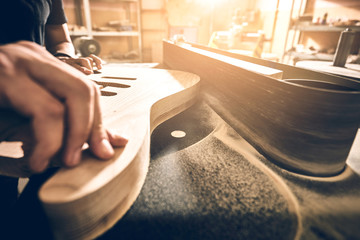 Manufacture of guitars.