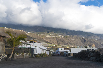 A walk through La Bombilla near Puerto Naos at La Palma / Canary Islands