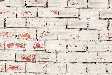white brick wall texture background