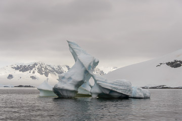 Iceberg in Antarctic sea