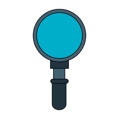 Magnifying glass symbol vector illustration graphic design