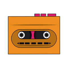 Music cassette symbol vector illustration graphic design