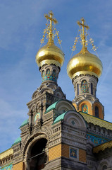 Fototapeta na wymiar russische kapelle darmstadt