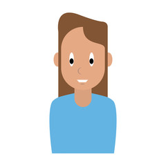 Young woman cartoon vector illustration graphic design