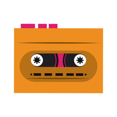 Music cassette symbol vector illustration graphic design