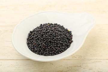 Black lentils