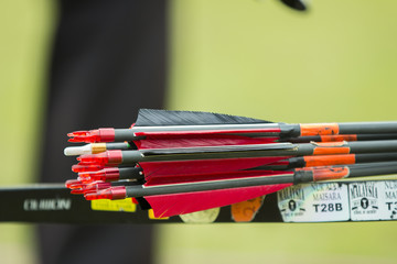 21st January 2018.Kuantan, Pahang, Malaysia.some fletch arrows
