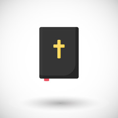 Holy bible vector flat icon