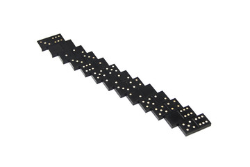 domino isolated on white background