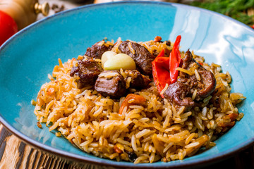 pilaf with beef