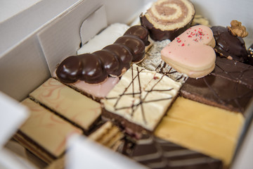 mixed sweet desserts cakes 