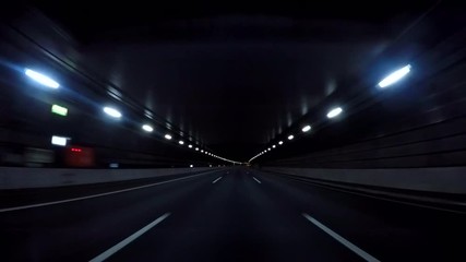Highway Driving at night - Powered by Adobe