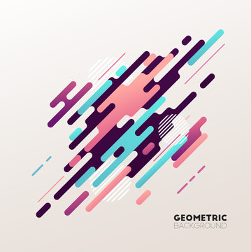 Abstract geometric background. Vector illustration. 