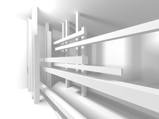 Fototapeta premium Abstract Modern White Architecture Background