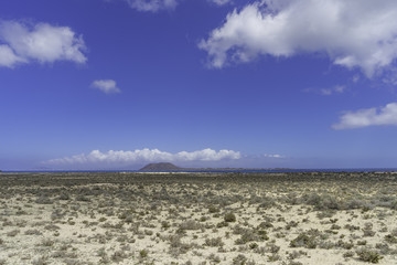 Landscape Dunes Of Canary Islands, Spain.