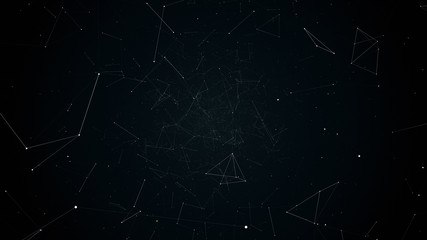 illustration flight in geometric abstraction