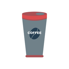 Vector Illustration. Cup of coffee icon