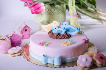spring easter cake 