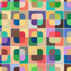seamless vector background with abstract shapes