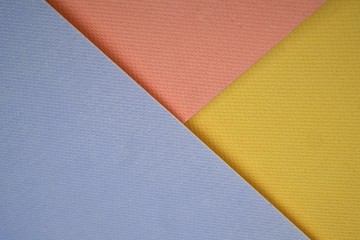 Background of sheets of multi-colored paper