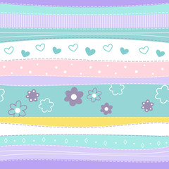 Cute abstract seamless pattern. The pattern can be repeated without any visible seams