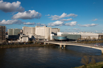 CHU-H&ocirc;pital dans le centre ville de Nantes, Loire Atlantique 
