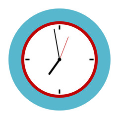 Clock icon, logo