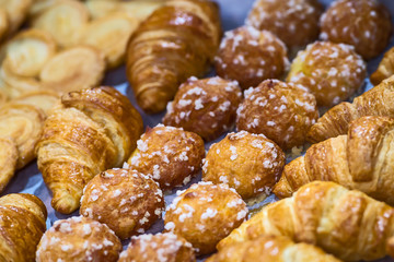 Croissant on sale.