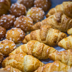 Croissant on sale.
