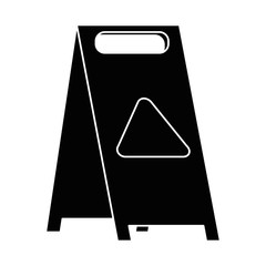 slippery floor sign icon