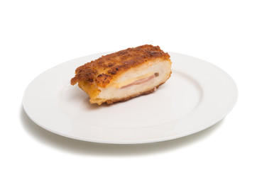 chicken cutlet isolated