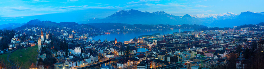 Panorama von Luzern, Schweiz