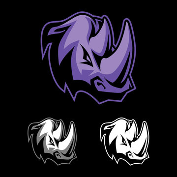 Rhino Head Sport Logo