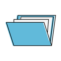 file folder isolated icon