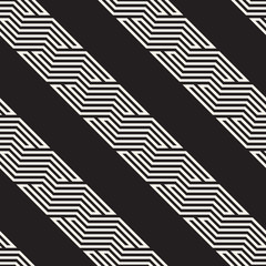 Vector seamless pattern. Modern stylish abstract texture. Repeating geometric tiles
