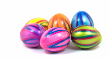 Ostereier, bunte Hühnereier