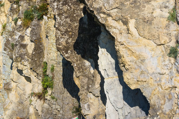rocks and stones of the sea coast
