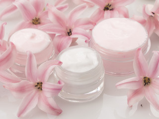 Natural cosmetics, fresh as spring flowers