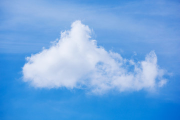 Light gentle cloud on a blue sky