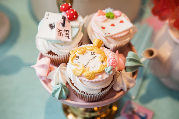 Different appetizing tartlets