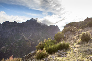 Obraz premium Mountain landscape on Madeira, Portugal