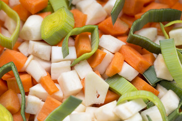 Sliced mixed Vegetables