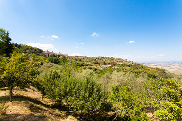 Montalcino view, tuscany, Italy