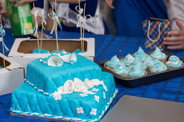 Fototapeta premium Sweet gifts at a children's party